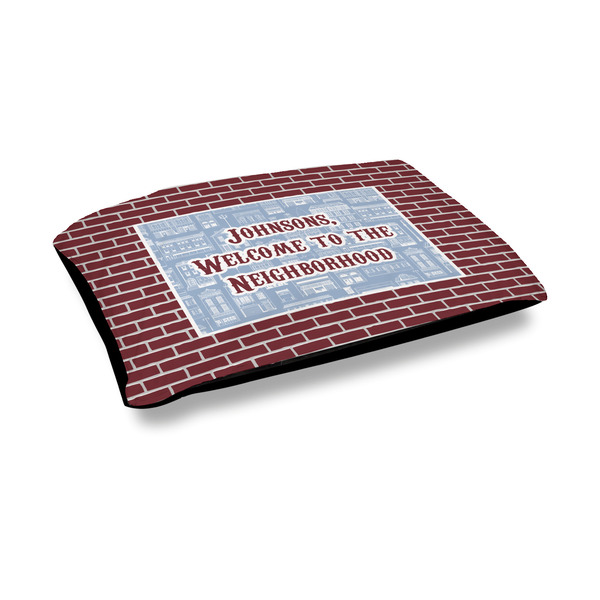 Custom Housewarming Outdoor Dog Bed - Medium (Personalized)