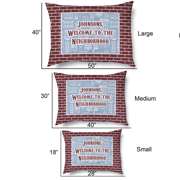 Housewarming Outdoor Dog Beds - SIZE CHART