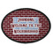 Housewarming Iron On Oval Patch w/ Name or Text