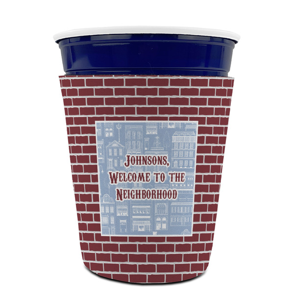 Housewarming Party Cup Sleeves - without bottom - FRONT (on cup)