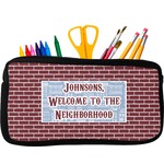 Housewarming Neoprene Pencil Case - Small w/ Name or Text