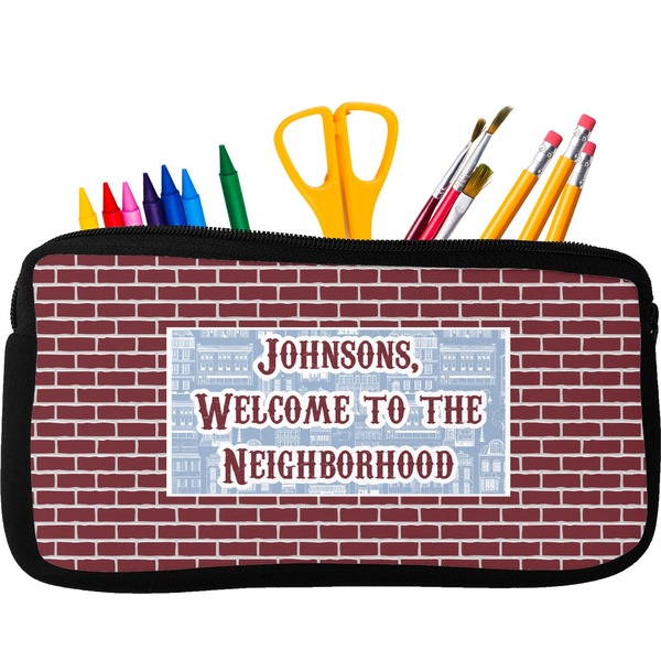 Custom Housewarming Neoprene Pencil Case (Personalized)
