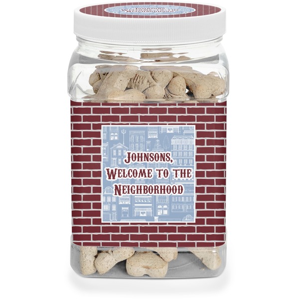 Custom Housewarming Dog Treat Jar (Personalized)