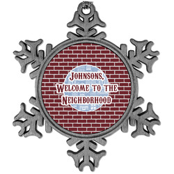 Housewarming Vintage Snowflake Ornament (Personalized)