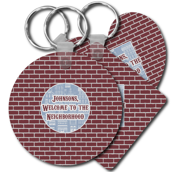 Custom Housewarming Plastic Keychain (Personalized)