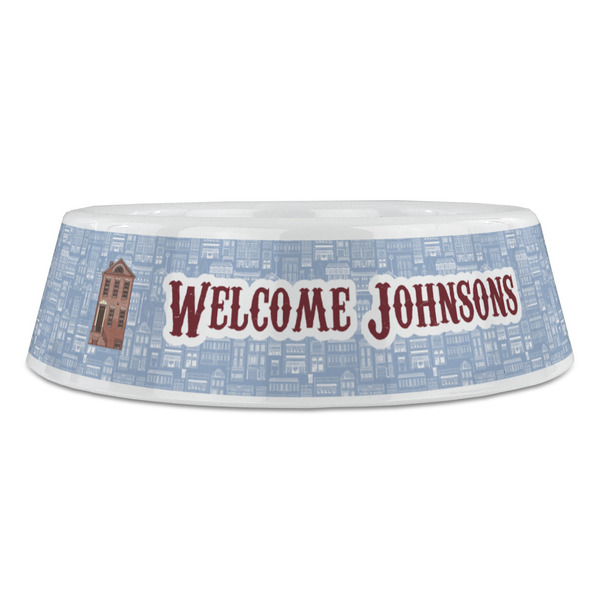 Housewarming Plastic Pet Bowls - Large - FRONT