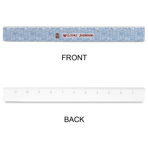 Housewarming Plastic Ruler - 12" - APPROVAL