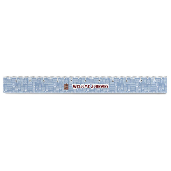 Housewarming Plastic Ruler - 12" - FRONT