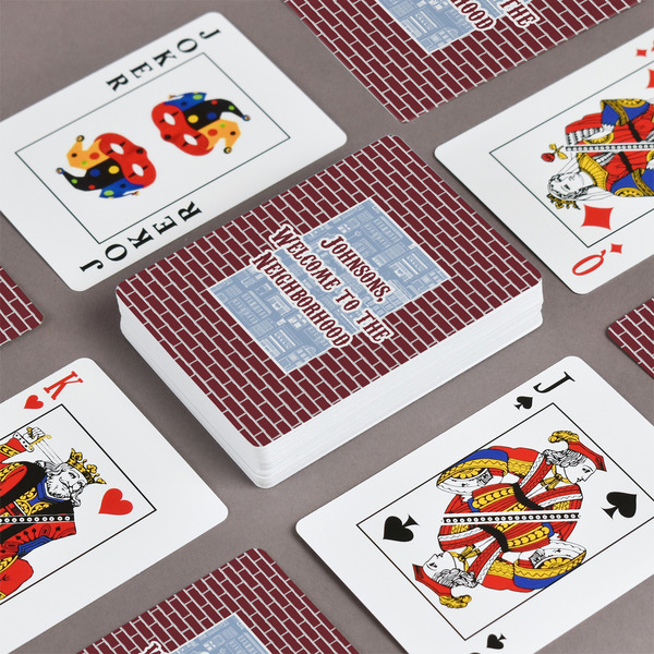 Housewarming Playing Cards - Front & Back View