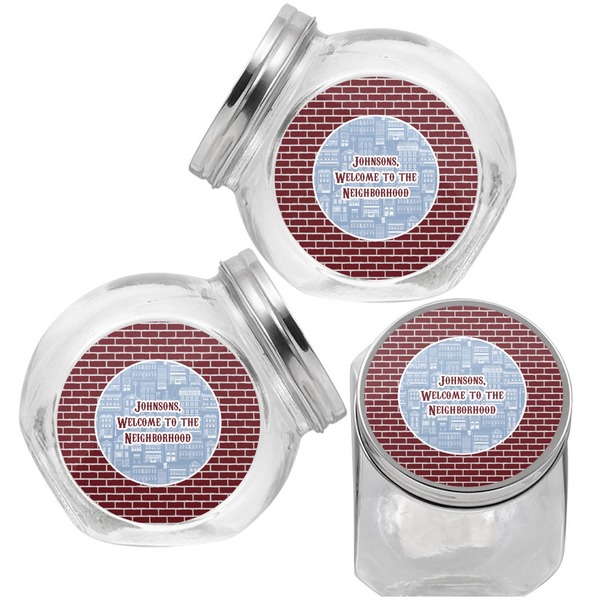 Housewarming Puppy Treat Jar - Top Left Right