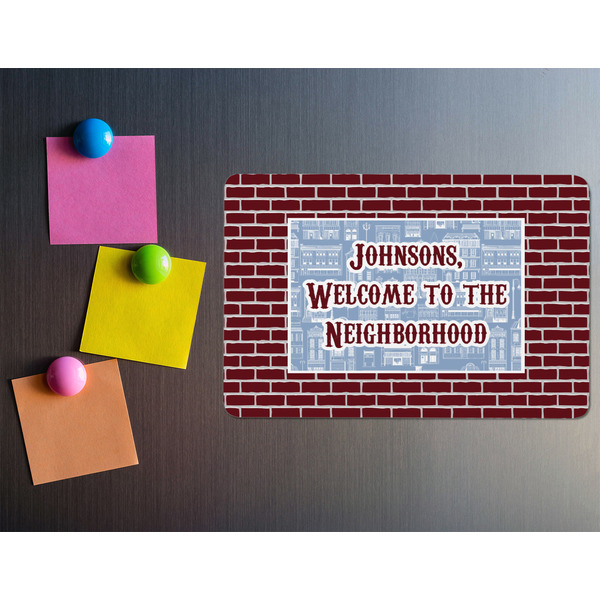 Housewarming Rectangular Fridge Magnet - LIFESTYLE