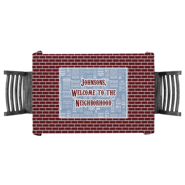 Custom Housewarming Tablecloth - 58"x58" (Personalized)