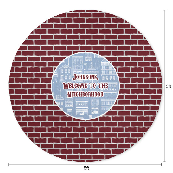 Housewarming Round Area Rug - Size