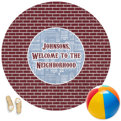Housewarming Round Beach Towel (Personalized)
