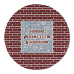 Housewarming Round Linen Placemat - Single Sided (Personalized)