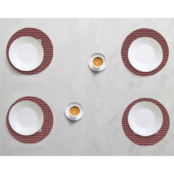Housewarming Round Linen Placemats - LIFESTYLE (set of 4)