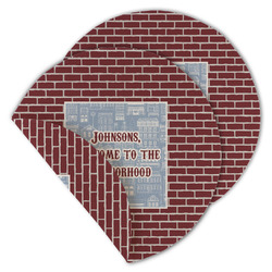 Housewarming Round Linen Placemat - Double Sided - Set of 4 (Personalized)