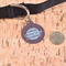 Housewarming Round Pet ID Tag - Large - In Context