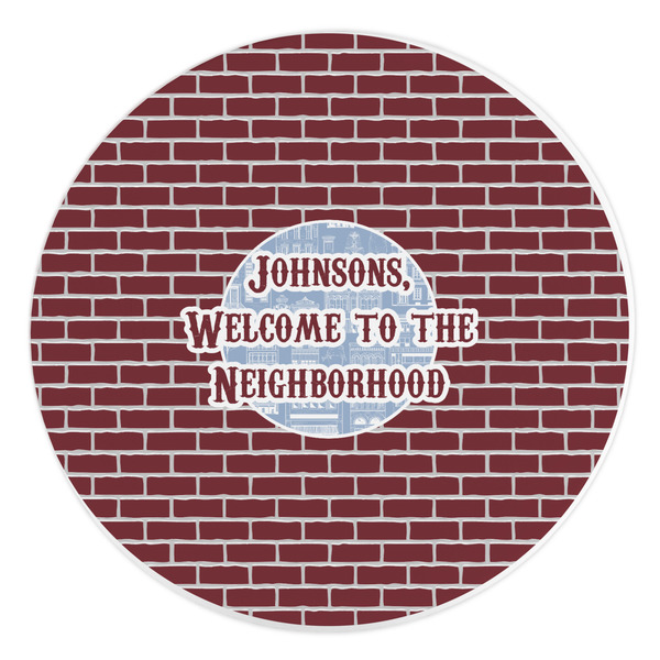 Custom Housewarming Round Stone Trivet (Personalized)