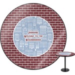Housewarming Round Table - 24" (Personalized)