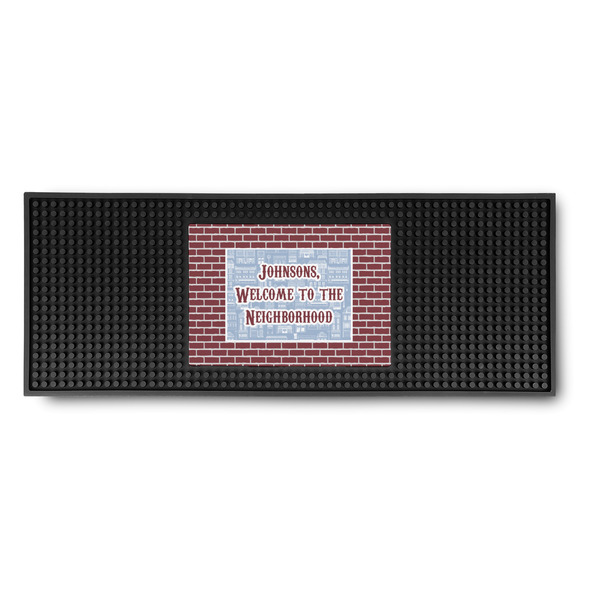 Custom Housewarming Rubber Bar Mat (Personalized)