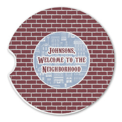 Housewarming Sandstone Car Coaster - Single (Personalized)