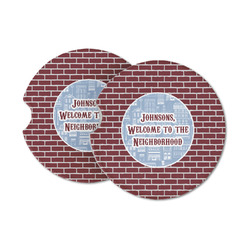 Housewarming Sandstone Car Coasters (Personalized)