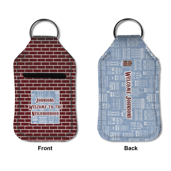 Housewarming Sanitizer Holder Keychain - Small APPROVAL (Flat)