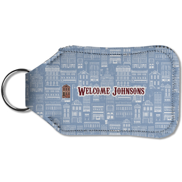 Housewarming Sanitizer Holder Keychain - Small (Back)