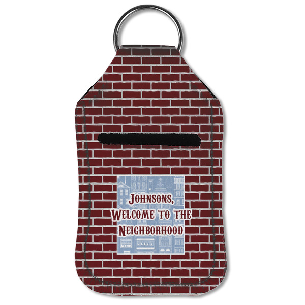 Housewarming Sanitizer Holder Keychain - Small (Front Flat)