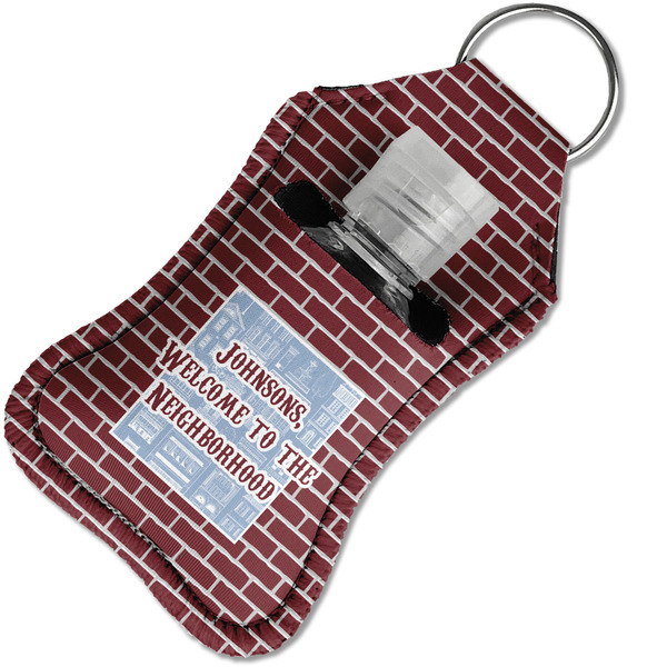 Housewarming Sanitizer Holder Keychain - Small in Case