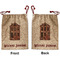 Housewarming Santa Bag - Front and Back