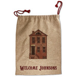Housewarming Santa Sack - Front (Personalized)