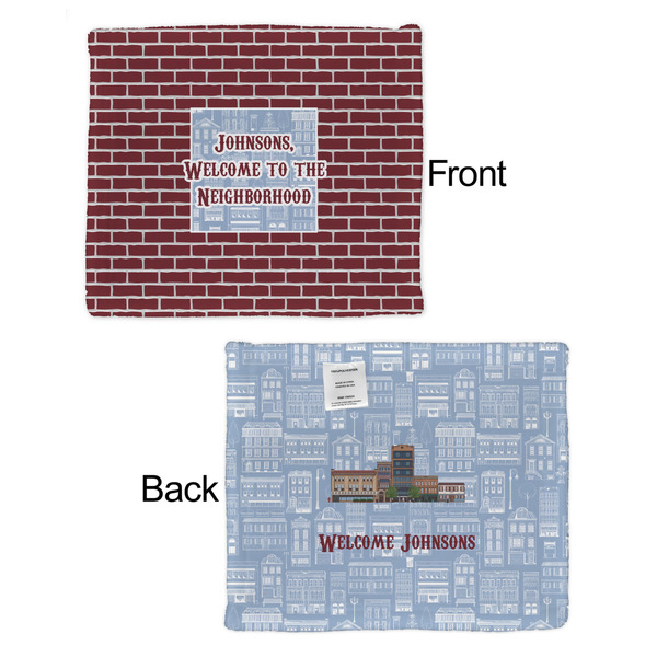 Housewarming Security Blanket - Front & Back View