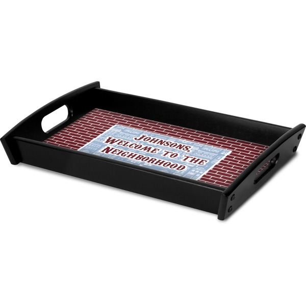 Housewarming Serving Tray Black - Corner