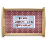 Housewarming Natural Wooden Tray - Small (Personalized)