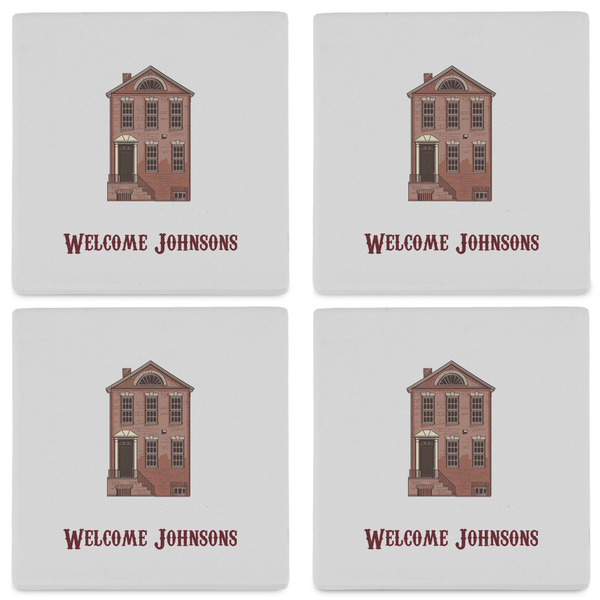 Housewarming Set of 4 Sandstone Coasters - See All 4 View
