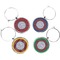 Housewarming Wine Charms (Set of 4) (Personalized)