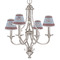 Housewarming Small Chandelier Shade - LIFESTYLE (on chandelier)