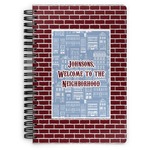 Housewarming Spiral Notebook - 7x10 w/ Name or Text