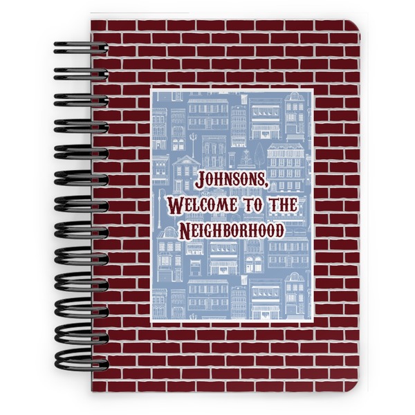 Custom Housewarming Spiral Notebook - 5x7 w/ Name or Text