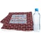 Housewarming Sports Towel Folded with Water Bottle