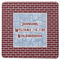 Housewarming Square Rubber Backed Coaster (Personalized)
