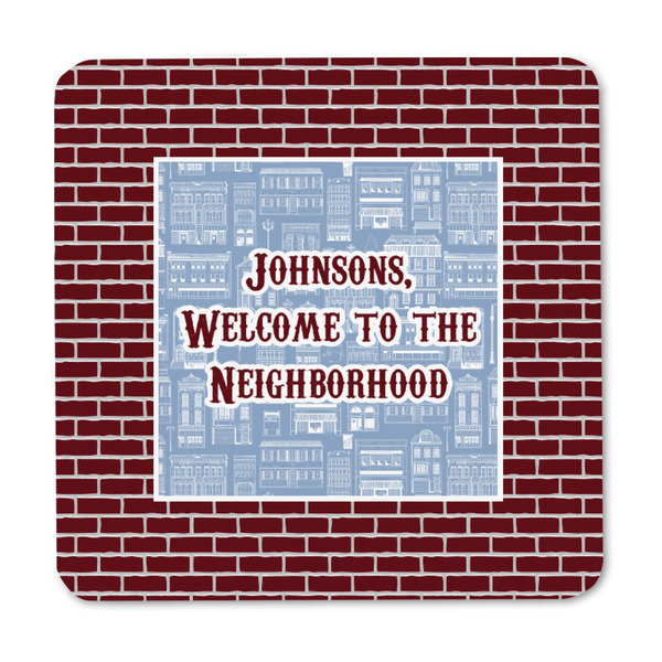 Housewarming Square Fridge Magnet - FRONT