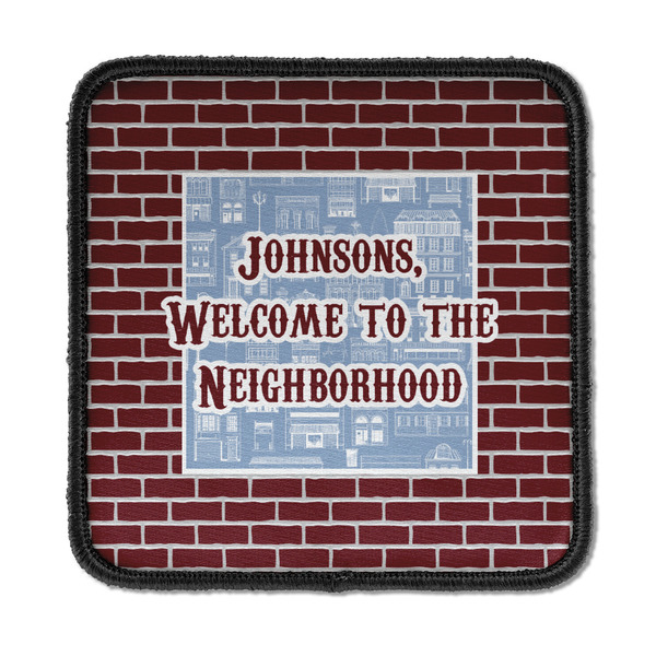 Custom Housewarming Iron On Square Patch w/ Name or Text