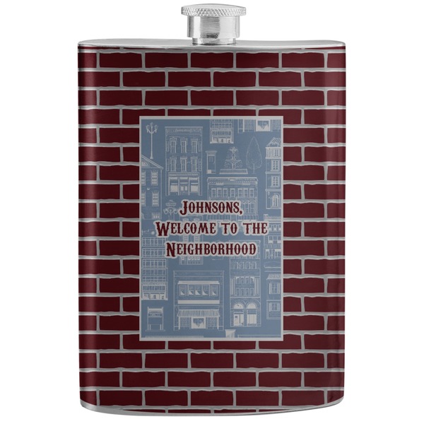 Custom Housewarming Stainless Steel Flask (Personalized)
