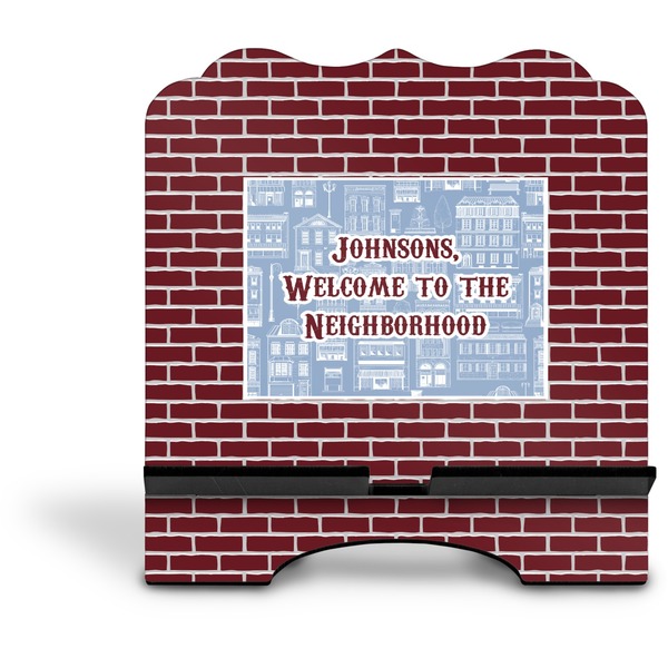 Housewarming Stylized Tablet Stand - Front without iPad