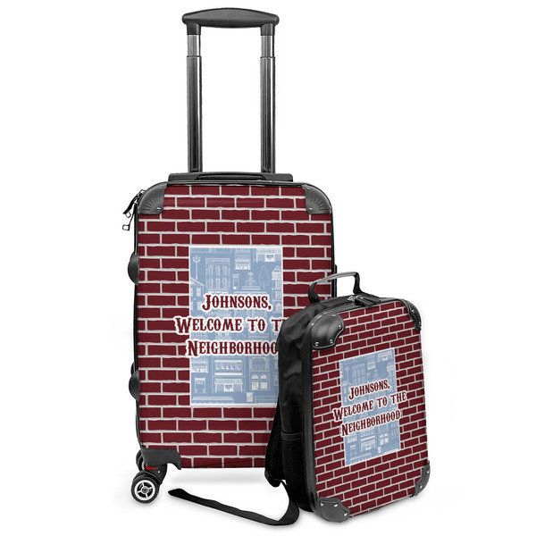 Custom Housewarming Kids 2-Piece Luggage Set - Suitcase & Backpack (Personalized)