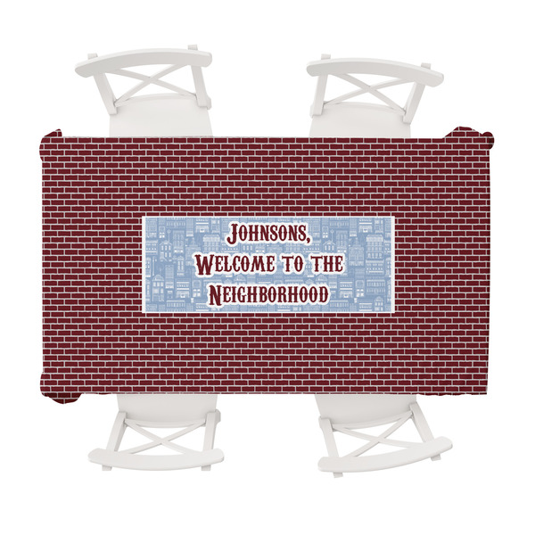 Custom Housewarming Tablecloth - 58"x102" (Personalized)