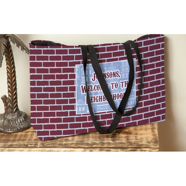 Housewarming Tote w/Black Handles - Lifestyle View